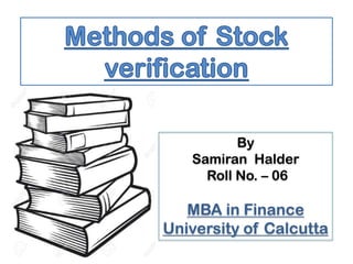 By
Samiran Halder
Roll No. – 06
MBA in Finance
University of Calcutta
 