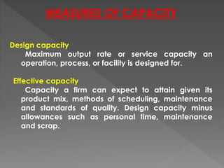 capacity planning om | PPTX