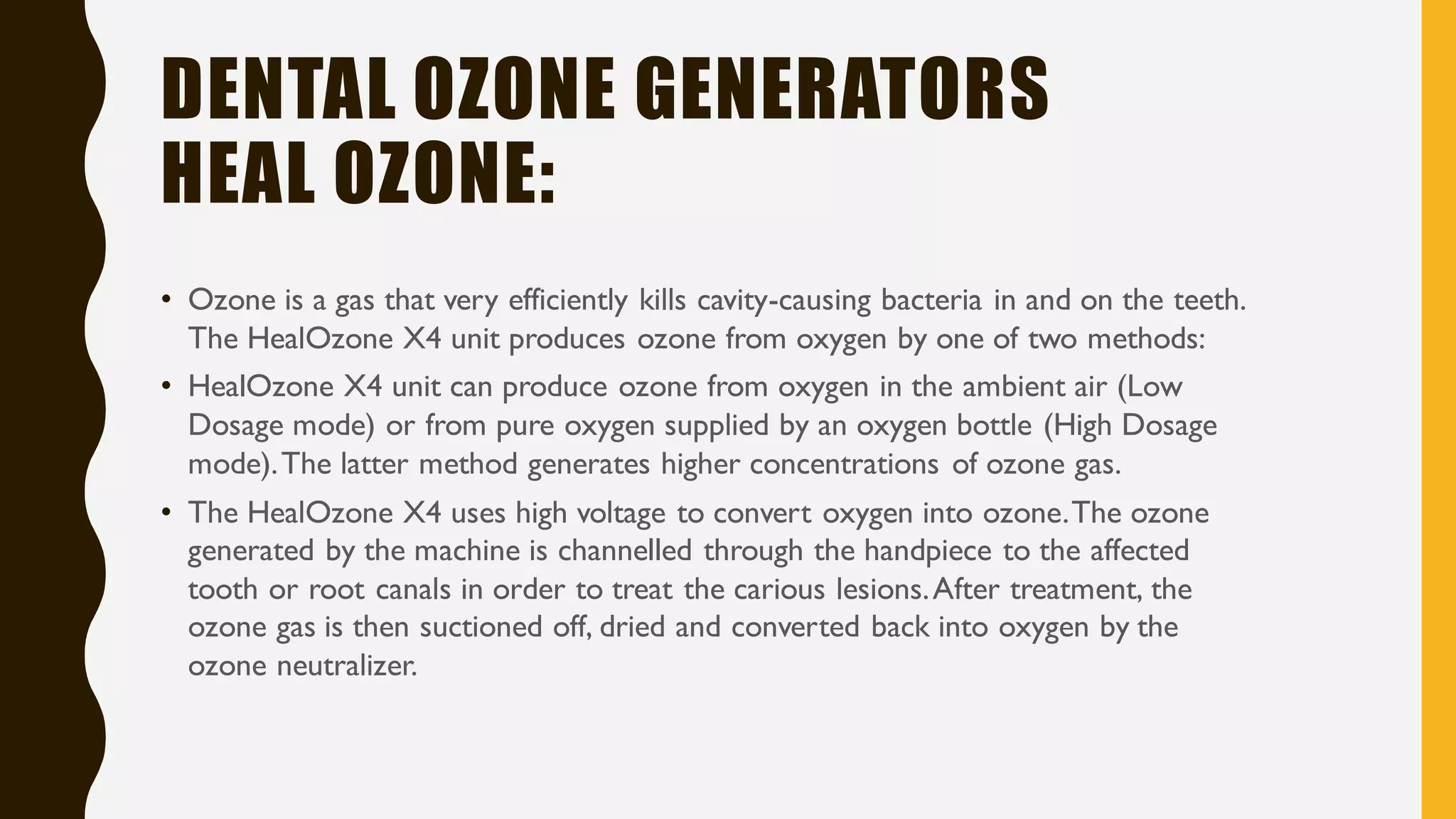 ozone therapy in dentistry