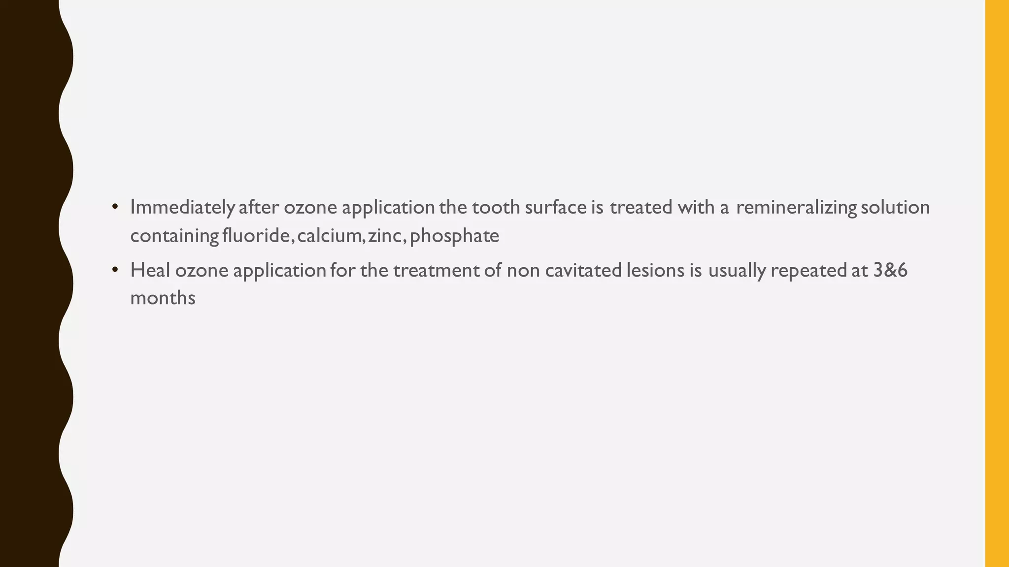 ozone therapy in dentistry