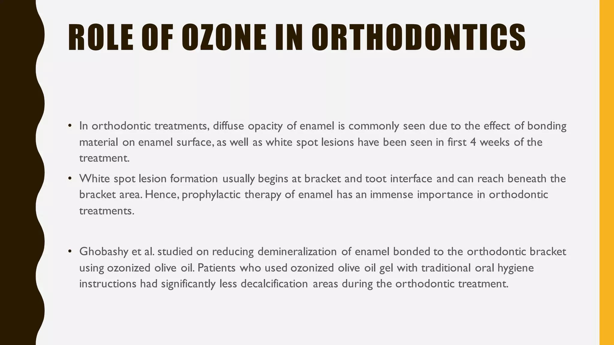 ozone therapy in dentistry