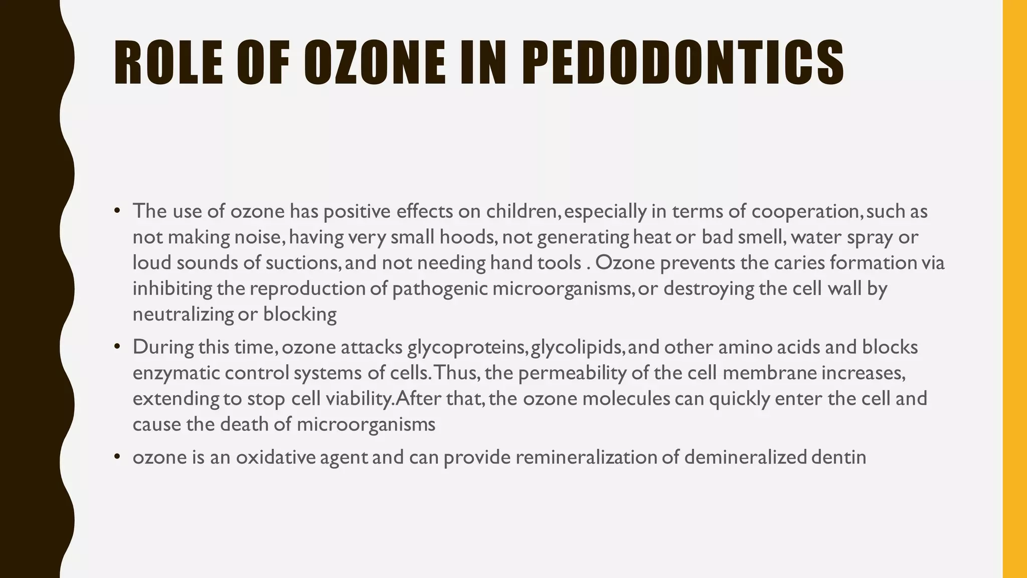 ozone therapy in dentistry