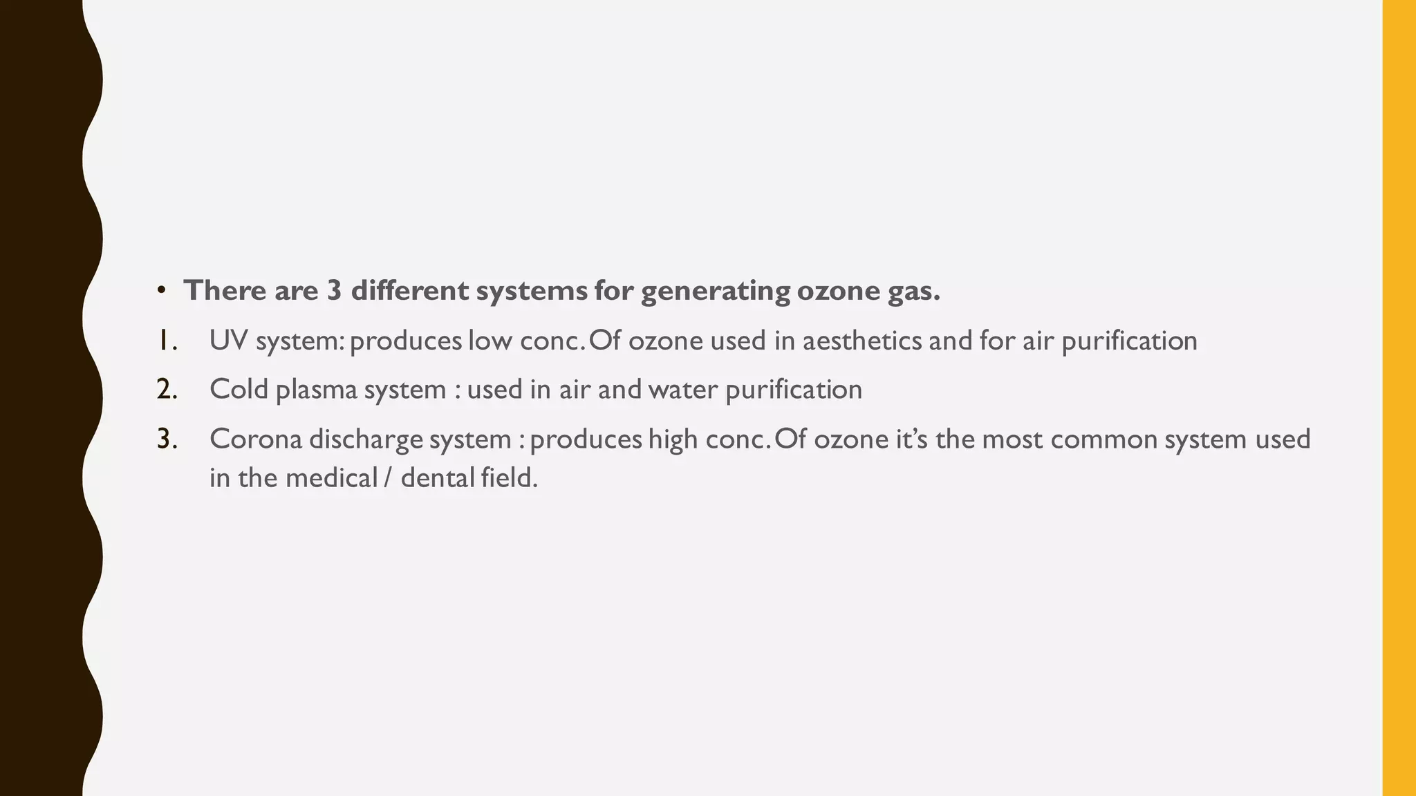 ozone therapy in dentistry
