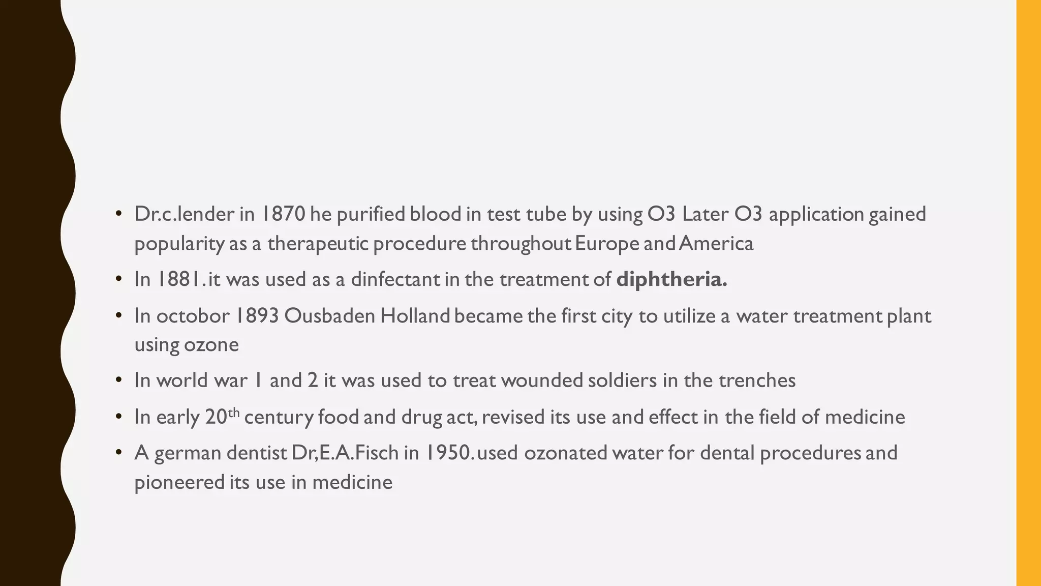 ozone therapy in dentistry