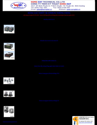 BẢNG GIÁ THIẾT BỊ OMRON THÔNG DỤNG
(Áp dụng từ ngày 01-07-2012 - Giá có thể thay đổi mà không báo trước)(giá chưa bao gồm VAT)
Hình ảnh

Mã hàng

Mô tả

Bảng giá

Bộ đếm hiển thị số
H7CX-A-N

LED 7 đoạn, size 48x48, đa năng, 6 chữ số, 1 Out relay

4.494.000

H7CX-AW-N

LED 7 đoạn, size 48x48, đa năng, 6 chữ số, 2 Out relay

5.586.000

H7CZ-L8 (Low cost)

LED 7 đoạn, size 48x48, đa năng, 6 chữ số, 1 Out relay (new)

1.592.000

H73C-N

Đếm tổng, hiển thị LCD 8 số, có pin, size 12x24, đầu vào không điện áp (đếm
sản phẩm)

1.151.000

H7ET-N

Đếm thời gian, LCD 7 số, có sẵn nguồn nuôi, đầu vào không điện áp,
dải thời gian 999999,9 giờ ↔ 3.999 ngày 23,9 giờ (Thời gian chạy máy)

1.376.000

H73T-NFV

Đếm thời gian, LCD 7 số, có sẵn nguồn nuôi, đầu vào đa điện áp
AC/DC, dải thời gian: 999999,9 giờ ↔ 3.999 ngày 23,9 giờ
(chuyển được) (Thời gian chạy máy)

1.913.000

K33-B
K33-L1A
K33-L2A
K34-C1
K34-C2
K35-1
K3HB-VLC 100-240VAC
K3MA-J-A2 100-240VAC
K3MA-F-A2 100-240VAC
K3MA-L-C 100-240VAC
K8AB-PM2 380/480VAC
K8AB-PH1-L 200/500VAC
G3NA-220B DC 5-24
G3NA-240B DC 5-24
G4Q-212S AC220
LY2N DC12
LY2N AC100/110
LY2N DC24
LY2N AC220/240
LY4N DC12
LY4N DC24
LY4N AC100/110
LY4N AC200/240
MKS2P AC110
MKS2P AC220
MKS2P DC24
MKS3P AC110
MKS3P AC220
KS3P DC24
MY2N AC24
MY2N AC100/110
MY2N AC220/240
MY2N DC12
MY2N DC24
MY4N AC24
MY4N AC100/110
MY4N AC220/240
MY4N DC12
MY4N DC24
dacnhanauto@gmail.com

Bộ hiển thị và xử lý tín hiệu số
Board nguồn 10VDC của bộ chỉ thị K3HB
Board ngõ ra 4-20mA của bộ chị thị K3HB
Board ngõ ra 0-10VDC của bộ chị thị K3HB
Board ngõ ra 2 Relay của bộ chỉ thị K3HB
Board ngõ ra 4 Relay của bộ chỉ thị K3HB
Board Event (hold, zero, reset,…) của bộ chỉ thị K3HB
Đầu cân điện tử, dùng với Loadcell
Bộ hiển thị số ngõ vào analog: dòng 4-20ma, áp 0-10vdc,…
Bộ hiển thị xung đếm (số lượng, tần số)
Bộ hiển thị nhiệt độ, có 2 ngõ ra Relay
Relay theo dõi và bảo vệ
Relay bảo vệ mất pha, thứ tự pha, quá áp, thấp áp….
Relay bảo vệ mất pha, thứ tự pha. 1 SPDT relay
Relay bán dẫn, dùng đóng ngắt nhiệt điện trở nhiệt
Tải: 24-240V 20A, điện áp kích: 5-24VDC
Tải: 24-240V 40A, điện áp kích: 5-24VDC
Relay luôn phiên (Latching relay)
Relay trung gian (Relay kiếng) 10A
8 chân, 2 cặp tiếp điểm 10A
8 chân, 2 cặp tiếp điểm 10A, có đèn hiển thị
8 chân, 2 cặp tiếp điểm 10A, có đèn hiển thị
8 chân, 2 cặp tiếp điểm 10A, có đèn hiển thị
14 chân, 4 cặp tiếp điểm 10A
14 chân, 4 cặp tiếp điểm 10A
14 chân, 4 cặp tiếp điểm 10A, có đèn hiển thị
14 chân, 4 cặp tiếp điểm 10A, có đèn hiển thị
8 chân tròn, 2 cặp tiếp điểm 10A
8 chân tròn, 2 cặp tiếp điểm 10A
8 chân tròn, 2 cặp tiếp điểm 10A
11 chân tròn, 3 cặp tiếp điểm 10A
11 chân tròn, 3 cặp tiếp điểm 10A
11 chân tròn, 3 cặp tiếp điểm 10A
Relay trung gian (Relay kiếng) 5A
8 chân, 2 cặp tiếp điểm 5A, có đèn hiển thị
8 chân, 2 cặp tiếp điểm 5A, có đèn hiển thị
8 chân, 2 cặp tiếp điểm 5A, có đèn hiển thị
8 chân, 2 cặp tiếp điểm 5A, có đèn hiển thị
8 chân, 2 cặp tiếp điểm 5A, có đèn hiển thị
14 chân, 4 cặp tiếp điểm 5A, có đèn hiển thị
14 chân, 4 cặp tiếp điểm 5A, có đèn hiển thị
14 chân, 4 cặp tiếp điểm 5A, có đèn hiển thị
14 chân, 4 cặp tiếp điểm 5A, có đèn hiển thị
14 chân, 4 cặp tiếp điểm 5A, có đèn hiển thị

1.092.000
4.326.000
4.326.000
1.441.000
1.800.000
1.260.000
8.547.000
3.927.000
4.662.000
3.927.000
2.625.000
683.000
531.000
1.002.000
1.138.000
122.000
122.000
123.000
134.000
218.000
218.000
218.000
237.000
130.000
136.000
130.000
149.000
155.000
147.000
84.000
86.000
83.000
84.000
79.000
98.000
101.000
93.000
98.000
86.000

Ghi chú

 