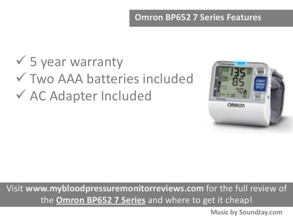 Omron BP652 7 Series Review Automatic Wrist Blood Pressure Monitor