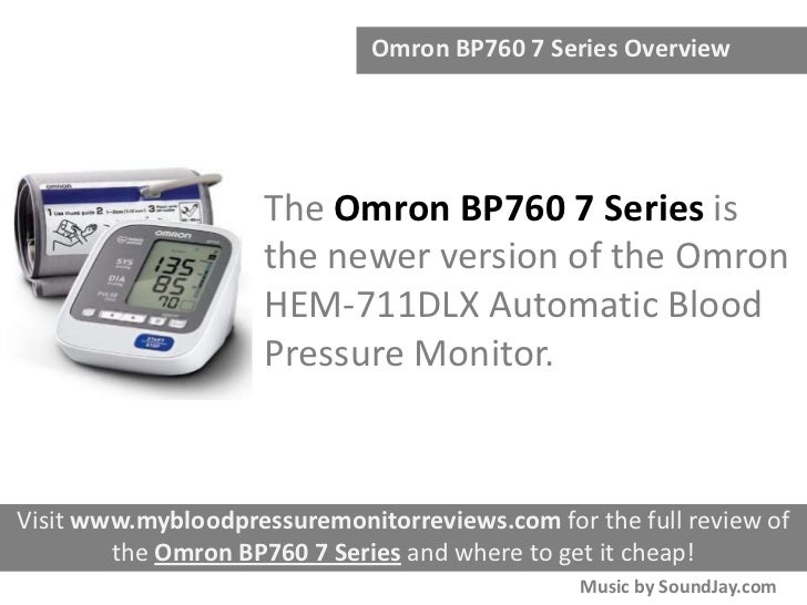Omron BP760 7 Series Blood Pressure Monitor