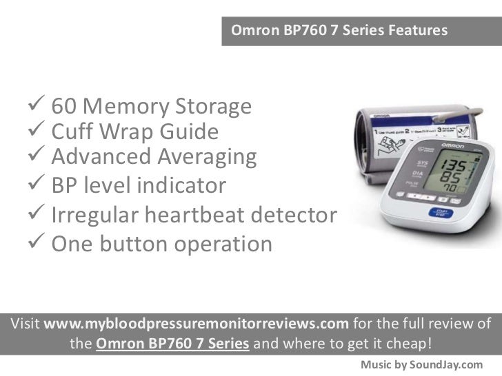 Omron BP760 7 Series Blood Pressure Monitor