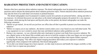 Oral medicine and radiology- radiation safety and protection | PPTX