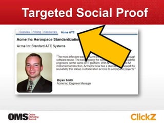 Targeted Social Proof<br />