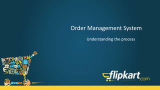 Order Management System
Understanding the Process
 
