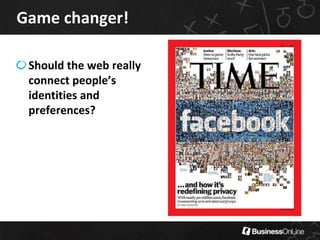Facebook Explosion1,000,000,000posts per weekThe amount of content (web links, news stories, blog posts, notes, photos, etc.) shared each week on FacebookDigital Buzz Blog, Social Media Has Grown Up: Stats One Year On, 8.03.09