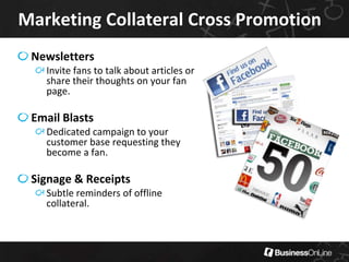 AwarenessObjective:Gain a visit to your Facebook page, event, application advertisement or other initiatives.Tactics:Cross Promotions with webpage, other Facebook pages, Twitter and other social media sitesFacebook AdsFan Boxes September 13-15, 200932awarenessawareness