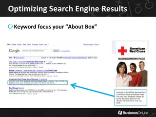 AdvocacyObjective:Provide content and tools that are easy for users to share and distribute through throughout the social media landscapeTactics:Wall PostsFacebook ShareMember InvitationsEmbeddable Widgets & BadgesRatings & Reviewsadvocacyadvocacy