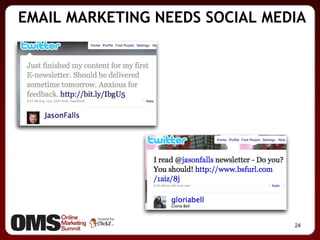 Email marketing: The digital glue of social media - OMS Denver (June, 2010)