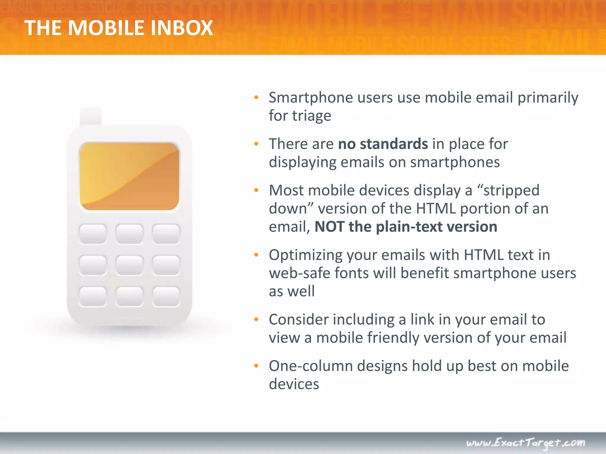 Use images selectively to eye track to engagement areasPOSTCARD DESIGN CONSIDERATIONSYour message should have a singular focus; don’t let your postcard become a newsletter