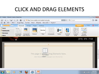 CLICK AND DRAG ELEMENTS 