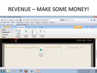 REVENUE – MAKE SOME MONEY! 