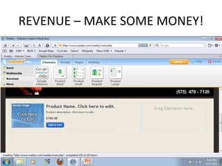 REVENUE – MAKE SOME MONEY! 