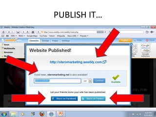 PUBLISH IT… 