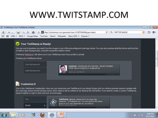 WWW.TWITSTAMP.COM 