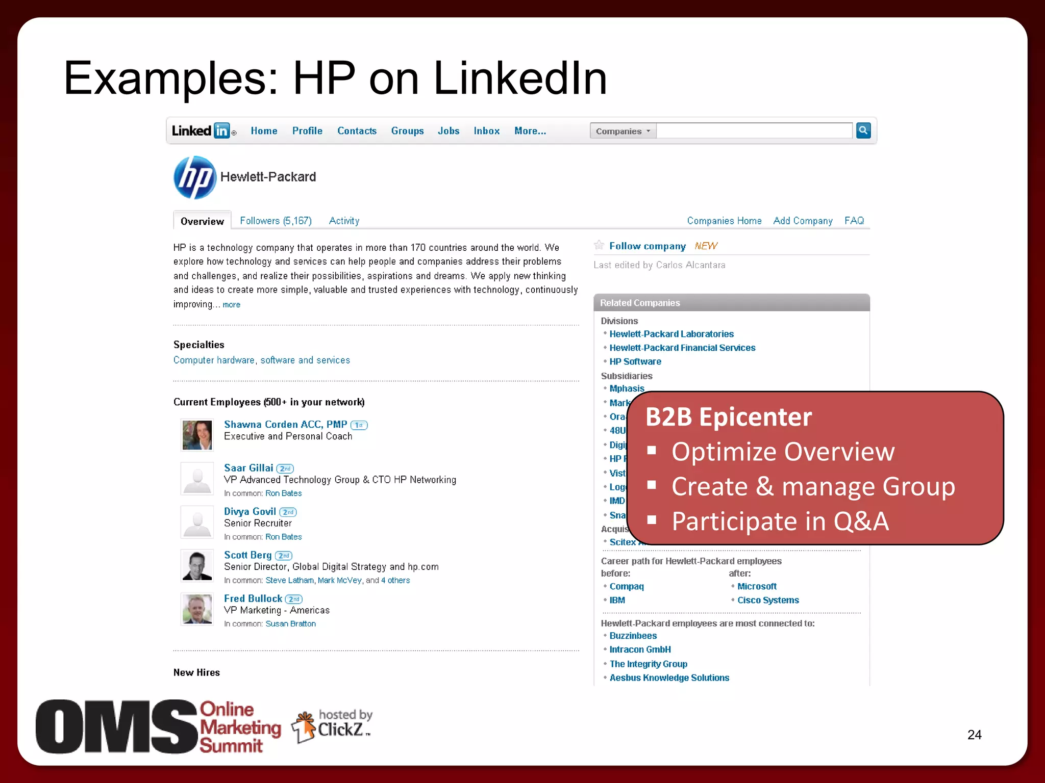 Example: Home Page16The Foundation: HomeOptimized HTML text