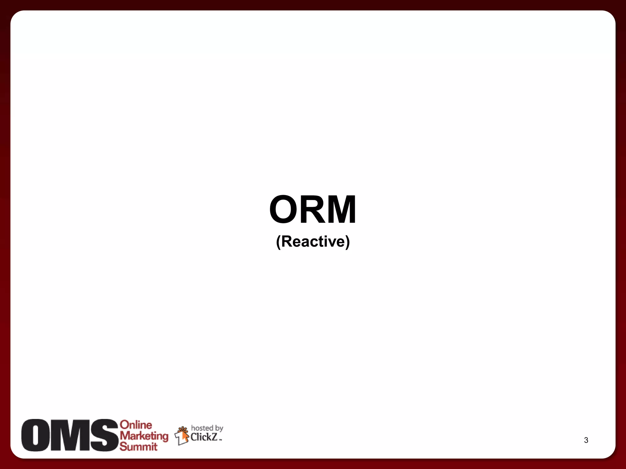 ORM(Reactive)3