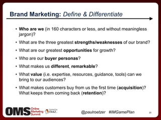 Strength and stability@paulroetzer   #IMGamePlan