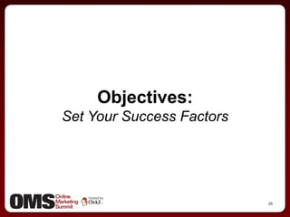14The GamePlan in ActionStep 5: Build an integrated campaign: brand, Website, search, social media, content and PR.
