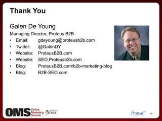 Where to Place the Corporate BlogBlog.wordpress.com(hosted)Blog.YourDomain.com(sub-domain)YourDomain.com/blog (folder level)YourDomain.com/healthcare-consulting-blogAt folder levelIncludes primary keywords14