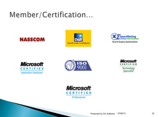 07/06/13Presented by Om Software 22
 