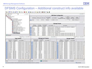 © 2014 IBM Corporation
IBM Storage Management Software
48
DFSMS Configuration – Additional construct info available
 