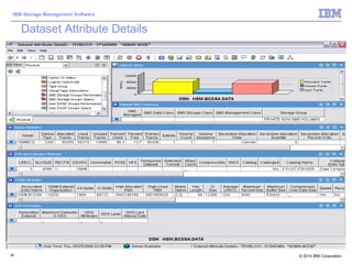 © 2014 IBM Corporation
IBM Storage Management Software
66
Dataset Attribute Details
 
