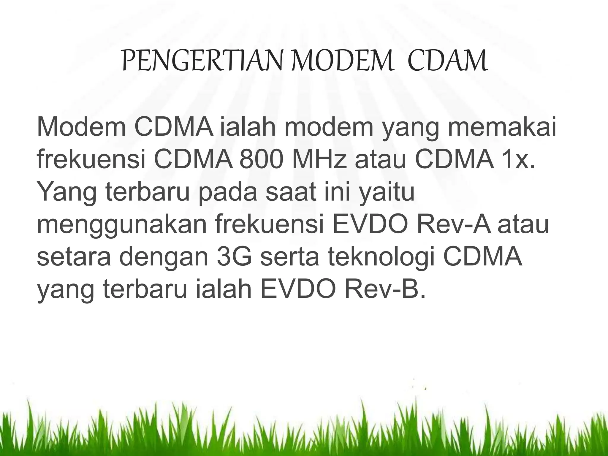 Penjelasan Lengkap tentang modem | PPT