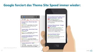 37 @peakaceag pa.ag
Google forciert das Thema Site Speed immer wieder:
Quelle: http://pa.ag/1cWFCtY
 