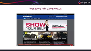 WERBUNG AUF GAMEPRO.DE
 