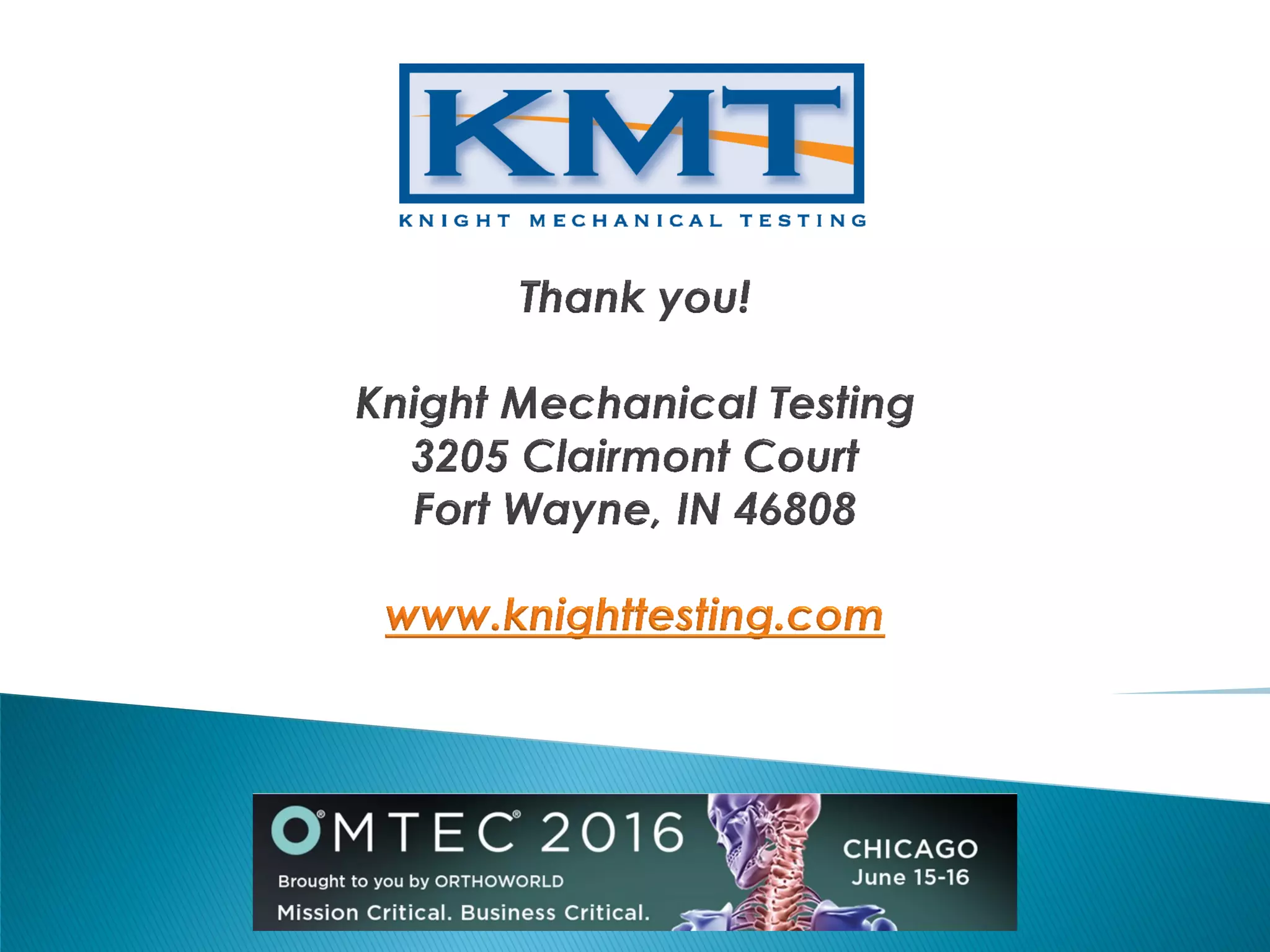 Instrument Testing and Validation 