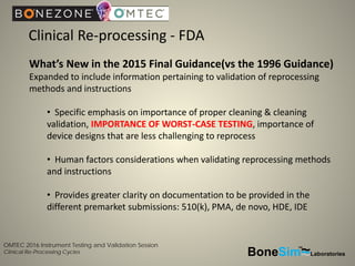 Reprocessing Validation Instrument Testing and Validation | PDF