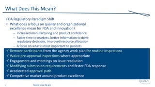FDA Update: Inspections, Observations and Metrics - OMTEC 2017