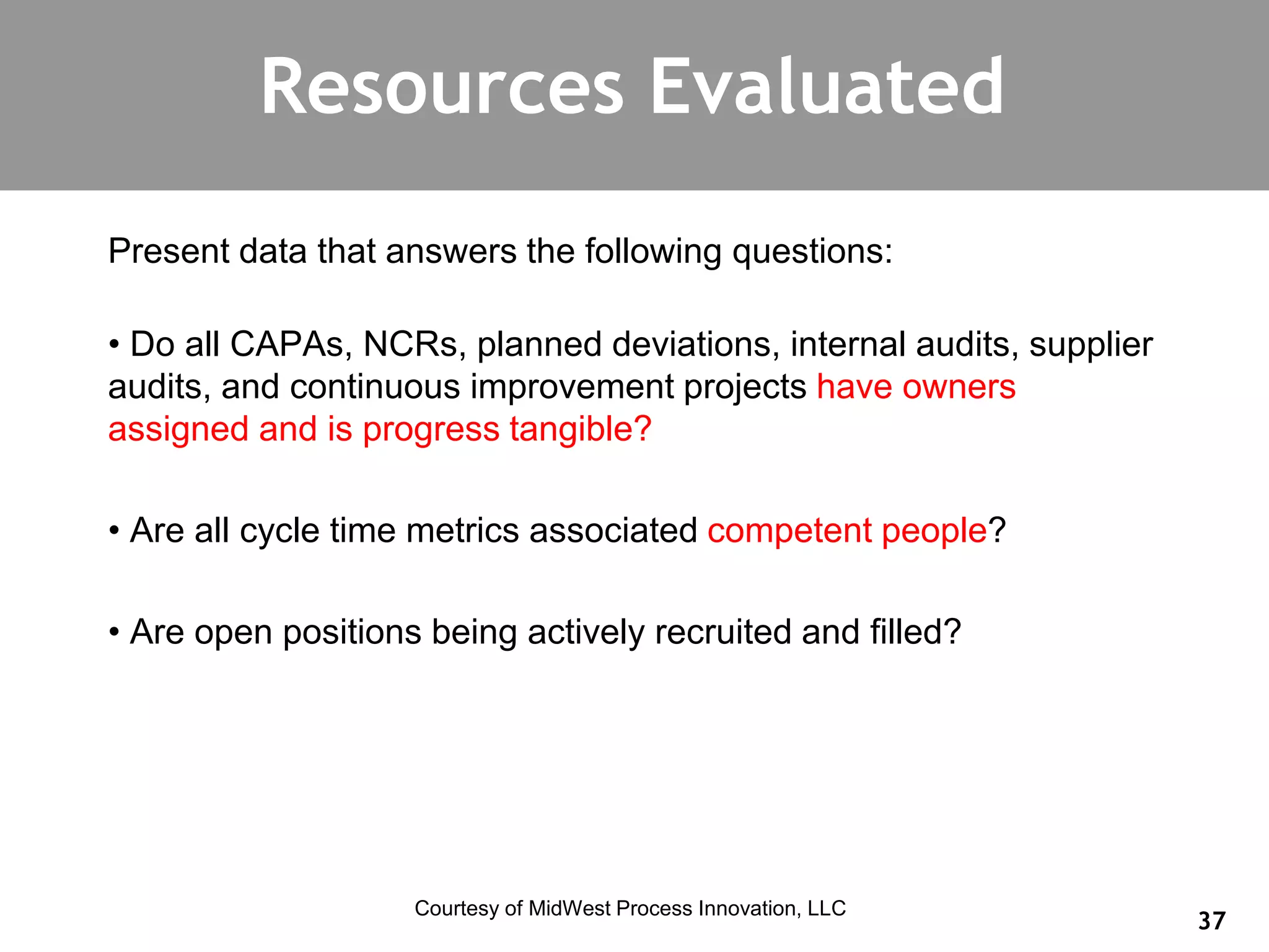 QMS Effectiveness: Tracking and Trending Quality Data - OMTEC 2017 | PDF