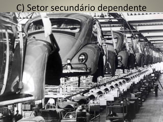 C) Setor secundário dependente
 