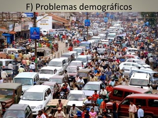 F) Problemas demográficos
 