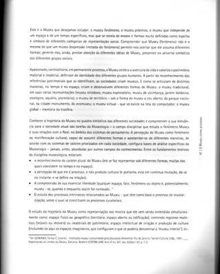 O museu como processo