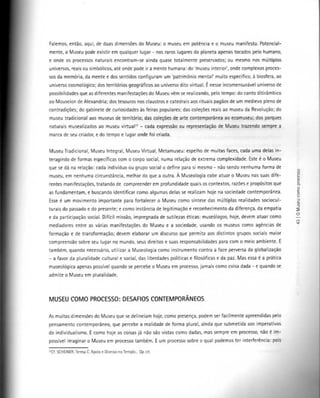 O museu como processo