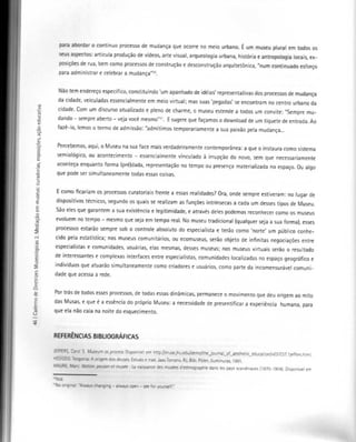 O museu como processo