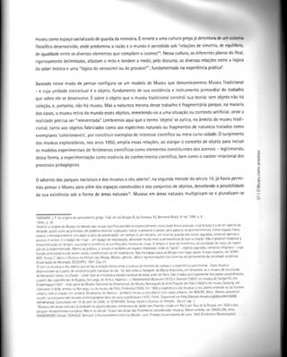 O museu como processo