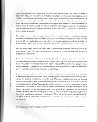 O museu como processo