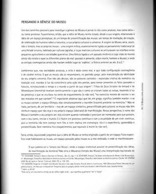 O museu como processo