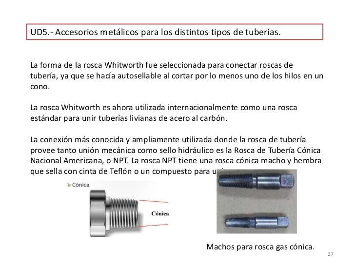 Sello hidraulico en tuberias