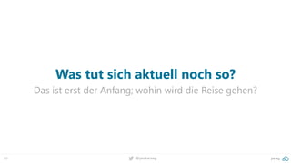 60 @peakaceag pa.ag
Was tut sich aktuell noch so?
Das ist erst der Anfang; wohin wird die Reise gehen?
 